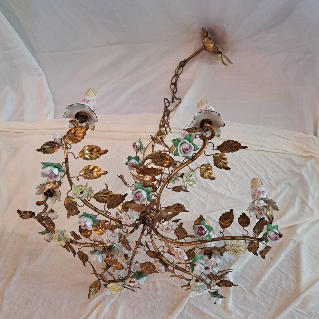 Riippuva lamppu - Rauta, Posliini #2.1