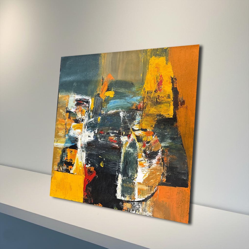 Nguyen Robert - L'Or de la Terre 100 x 100 cm #4.3