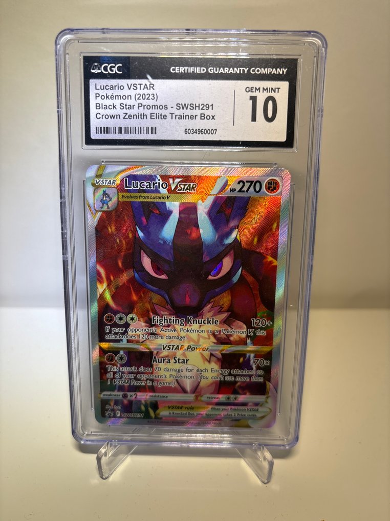 Pokémon - 1 Graded card - Lucario VSTAR SWSH291 Προωθητική κάρτα, Foil - CGC 10 - Sword & Shield #1.0