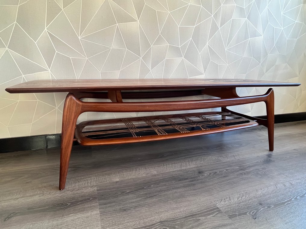 Webe - Louis van Teeffelen, Jaap Ravelli - Dohányzóasztal - Model 15 - Tikfa - Vintage #4.3