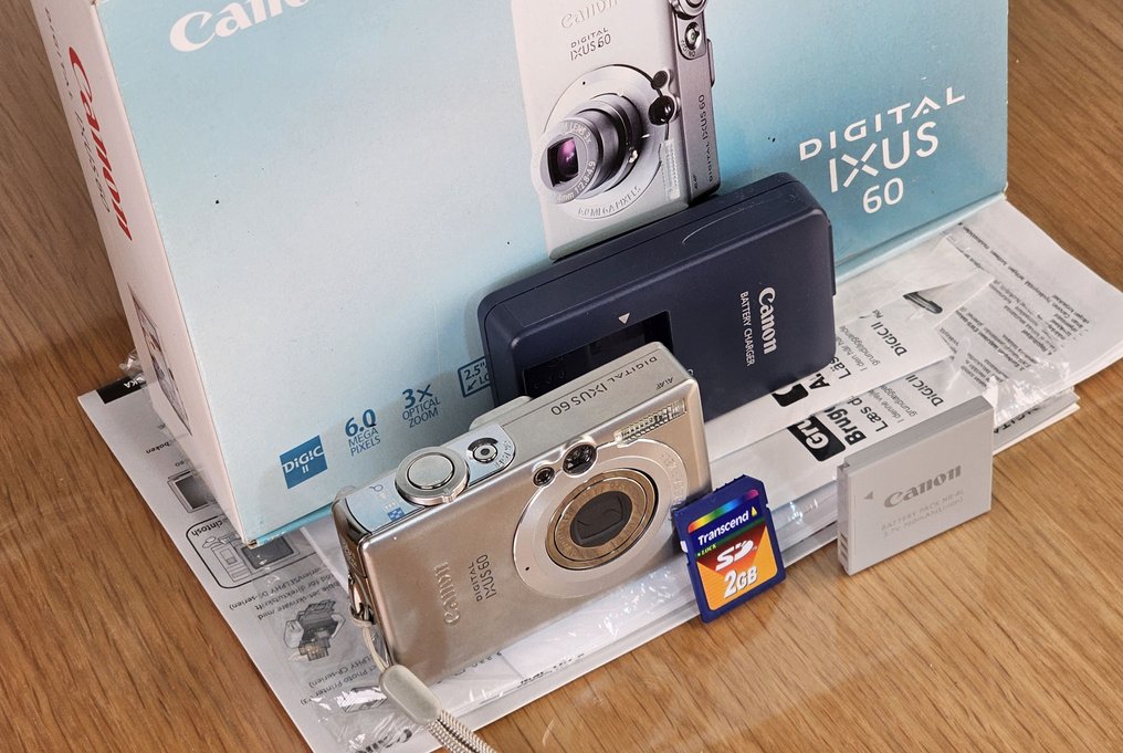 Canon IXUS 60 Digital Camera – Near Mint – Stylish Boxed Set Digital camera #3.2