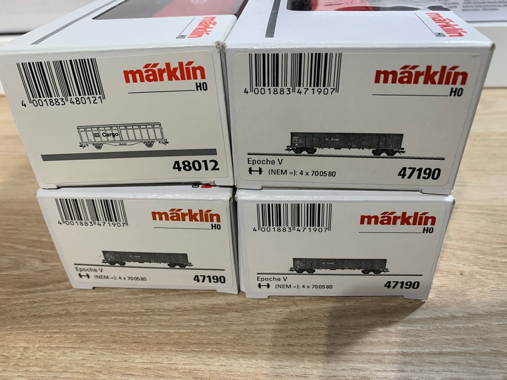 Märklin H0 - Machetă tren transport marfă (4) - DB Cargo #1.0