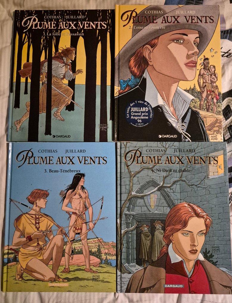 Plume aux vents T1 à T4 - Série complète - 4x C - 4 Album - First edition - 1995/2002 #1.0