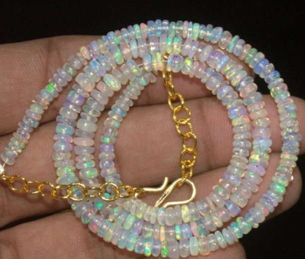 Opal Halskette AA++ Natürliche Mineralien- 11 g - (1) #1.0