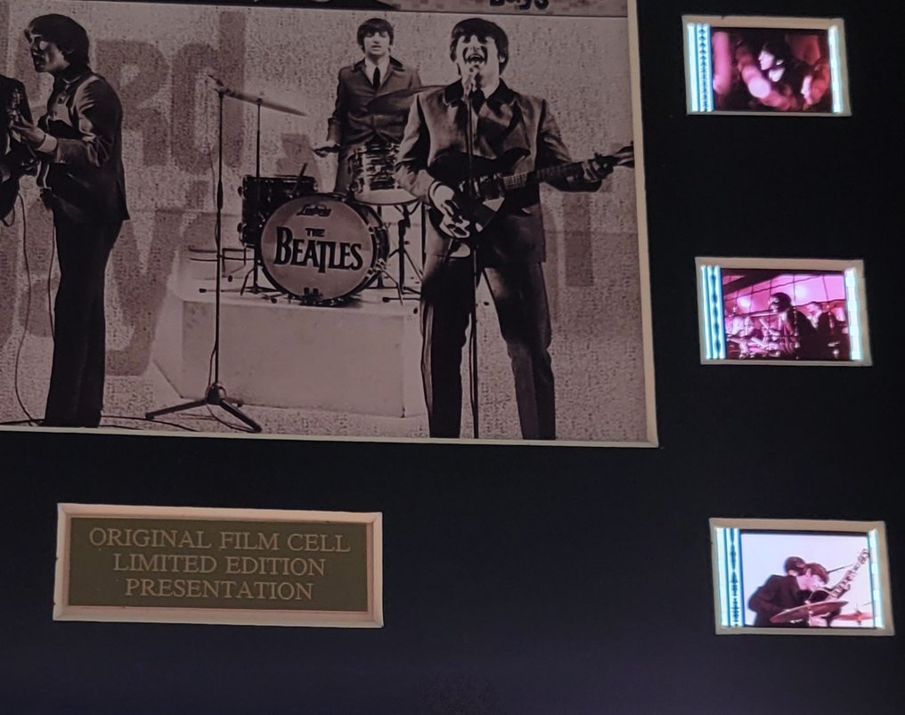 Beatles Hard Days Night - Framed Film Cell Display with COA #4.3