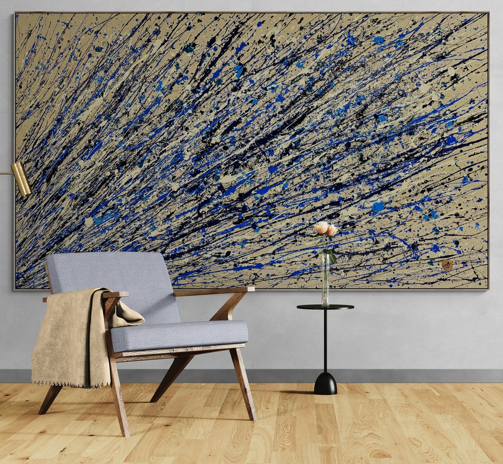 Arvydas Gaiciunas (Retne) - Sly N-35 – Abstract Expressionist Landscape (XXL) #1.0