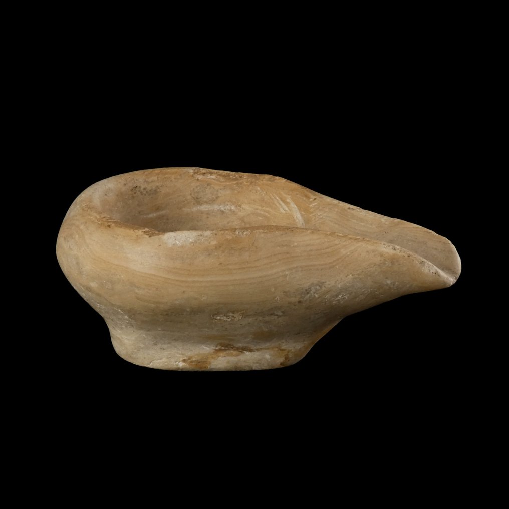 Αρχαία Ρωμαϊκή Μάρμαρο Λυχνία λαδιού, Αγία Γη  (χωρίς τιμή ασφαλείας) #3.2