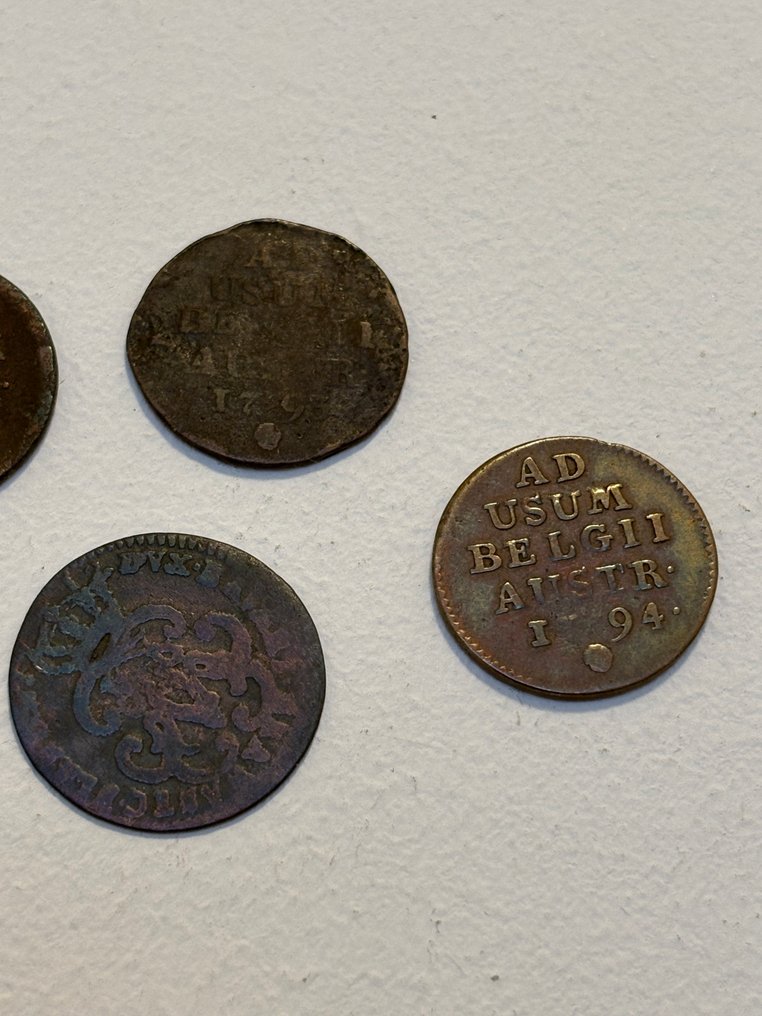 Austrian Netherlands. Lot 7 monnaies  (No reserve price) #4.3
