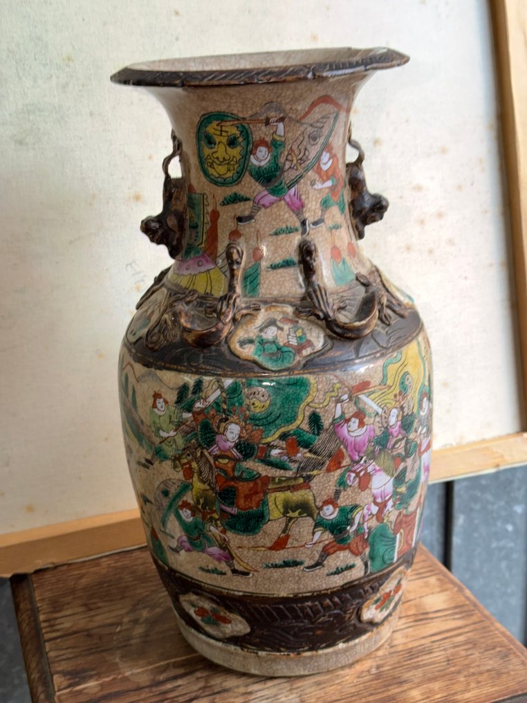 花瓶 - 瓷器 - 中國 - 清朝（1644-1911） - 南京瓷花瓶 #1.0