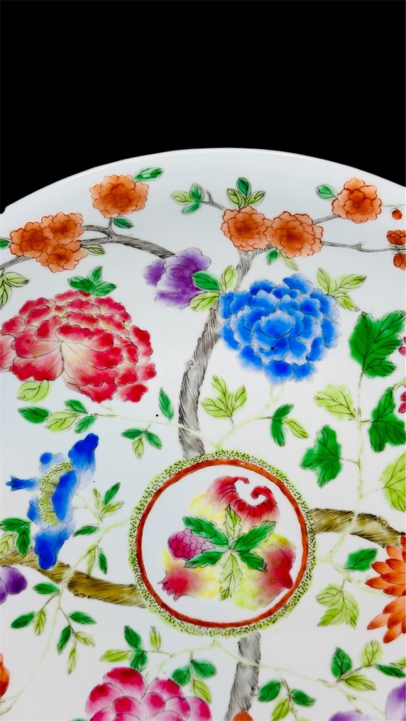 大号粉彩家族瓷盘 - 中国 - 20世纪 #2.1