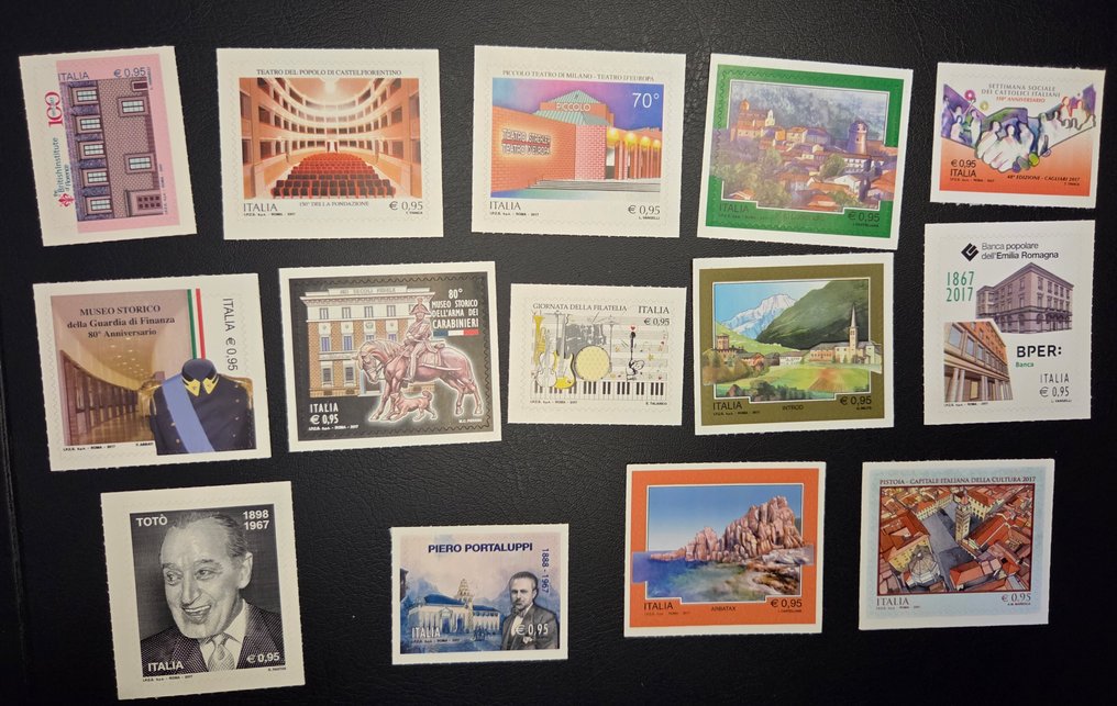 Ιταλία 2017/2017 - Ολόκληρο έτος γραμματόσημα Ιταλία 2017 - Vari #3.2