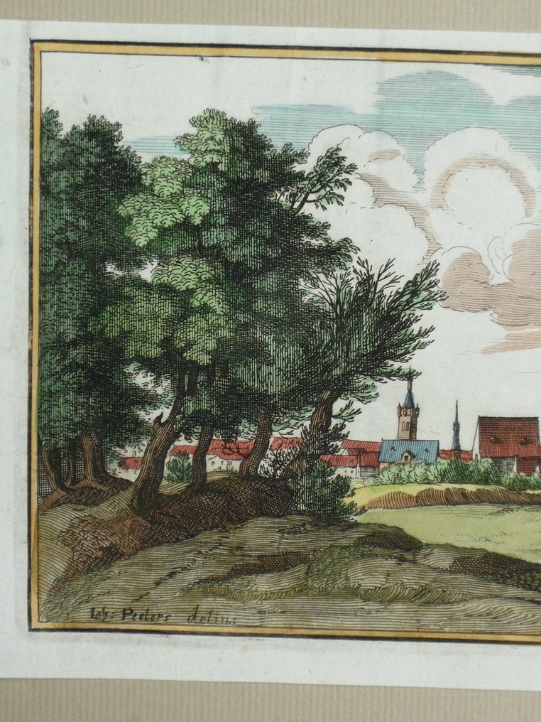 Netherlands - The Hague; Caspar Merian - Ein Stück von dem Graefen Haag - 1651-1660 #1.0