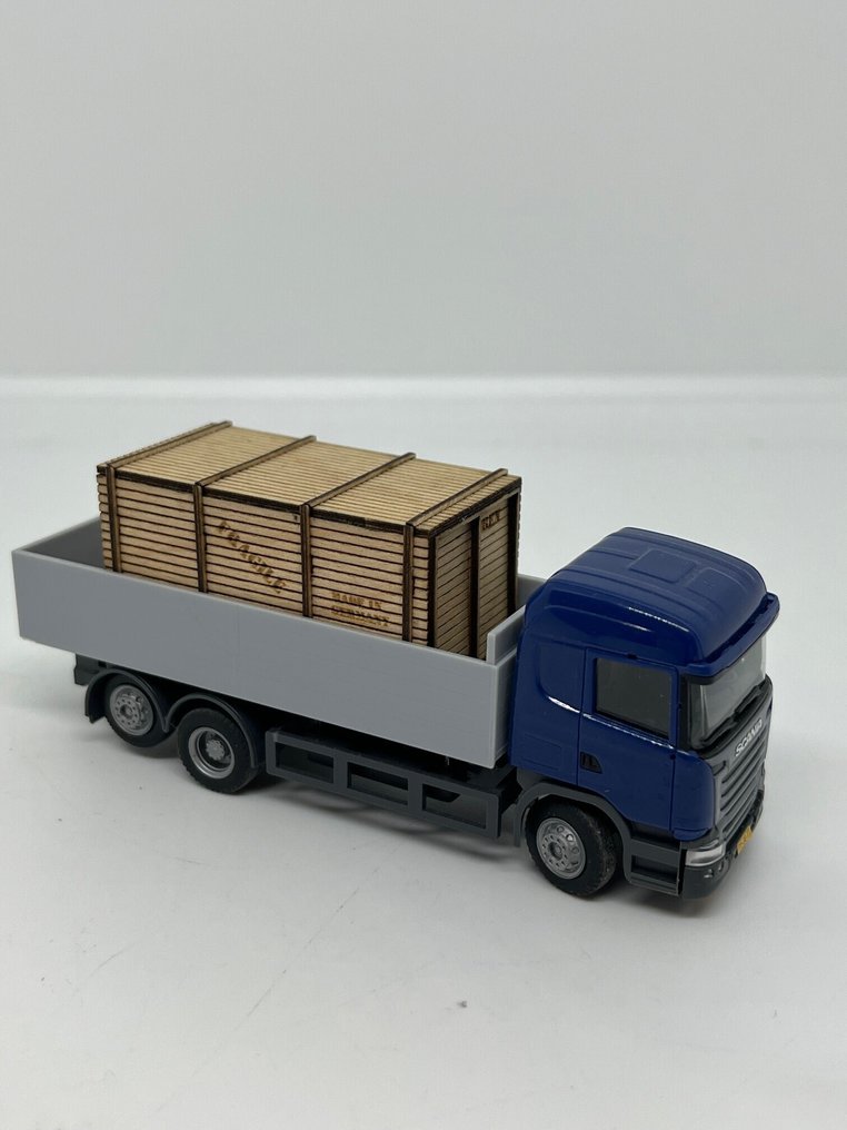 Faller H0 - 161597 - Modelltog-biler (1) - Faller Car-System Scania bakvogn modell med løs trelastkasse? #1.0