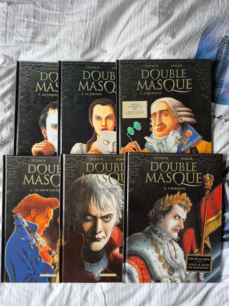 Double Masque T1 à T6 + dédicace - Série complète - 6x C - 6 Album - Eerste druk - 2004/2013 #1.0