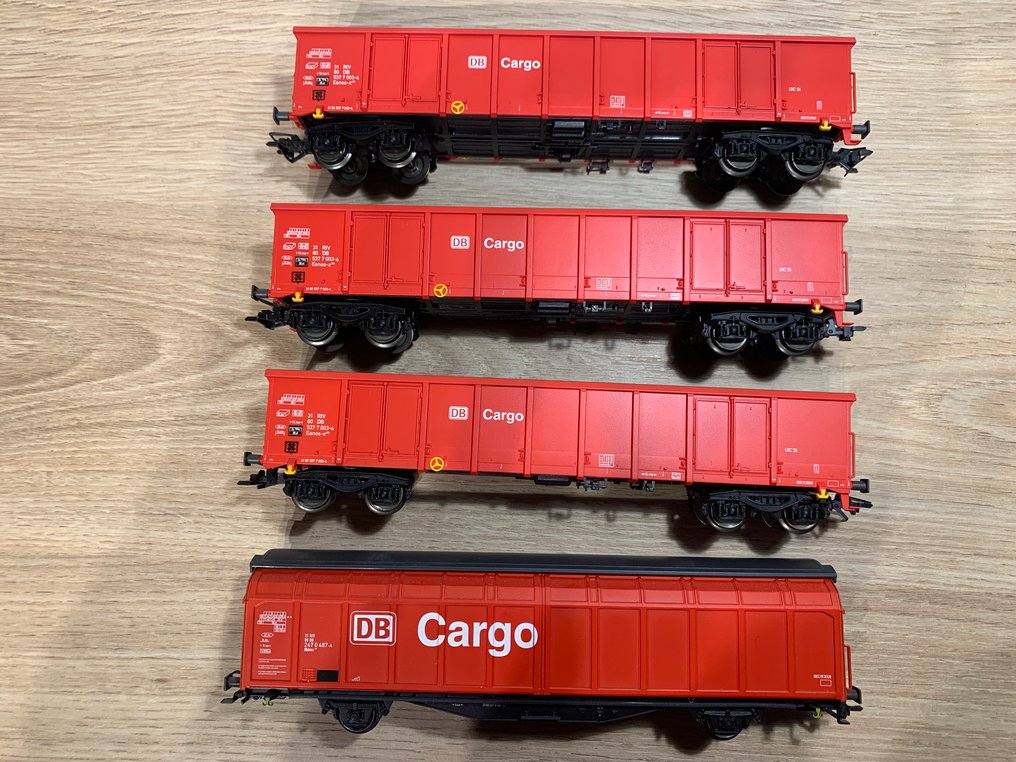 Märklin H0 - Machetă tren transport marfă (4) - DB Cargo #2.1