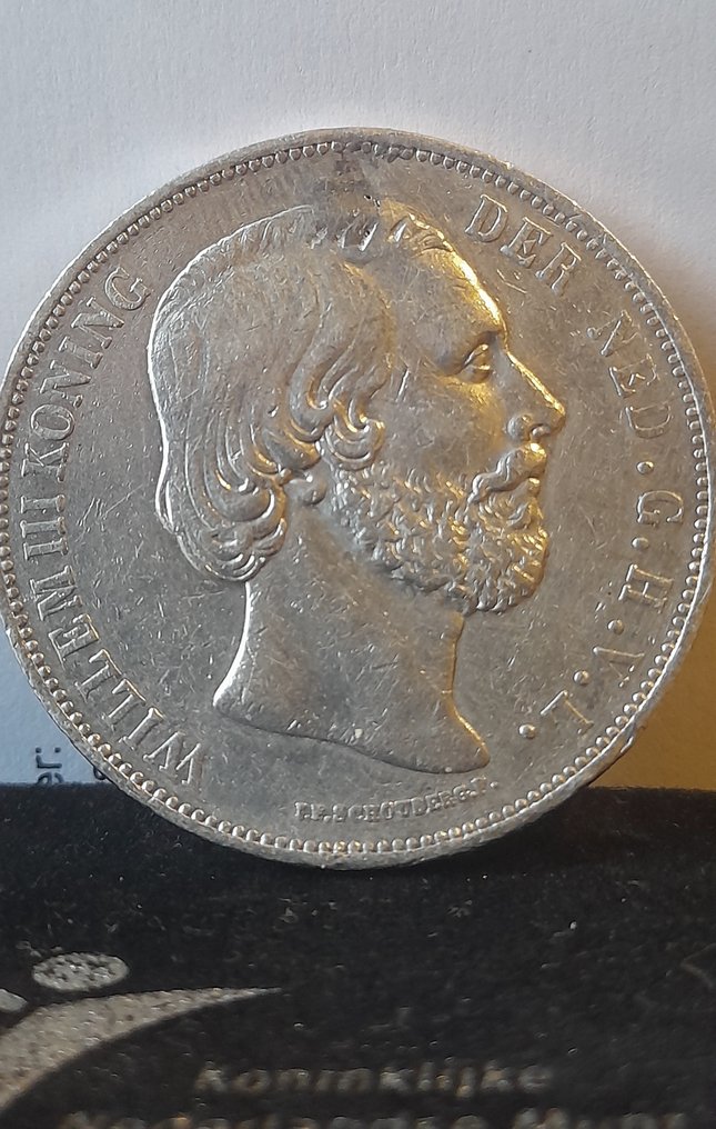 Holland. Willem III. 2 1/2 Gulden 1868  (Ingen mindstepris) #1.0