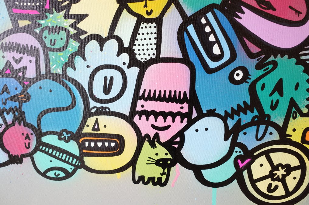 Kev Munday - Spray Cloud Crowd #4.3