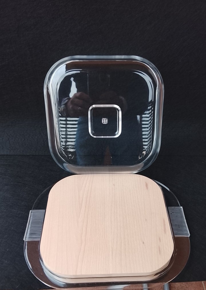 Guzzini - Ambrogio Pozzi - Vassoio da portata - Amanda - legno pexiglass #1.0