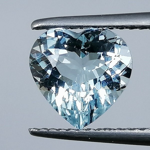 1 pcs  Blå Akvamarin  - 2.21 ct - Instituto Gemólogico Español (IGE) - Uden behandling #1.0