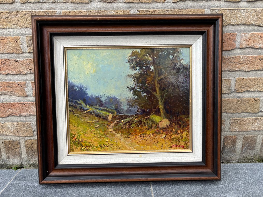 Albert Demoen (1916-1992) - Bosgezicht in de herfst #1.0