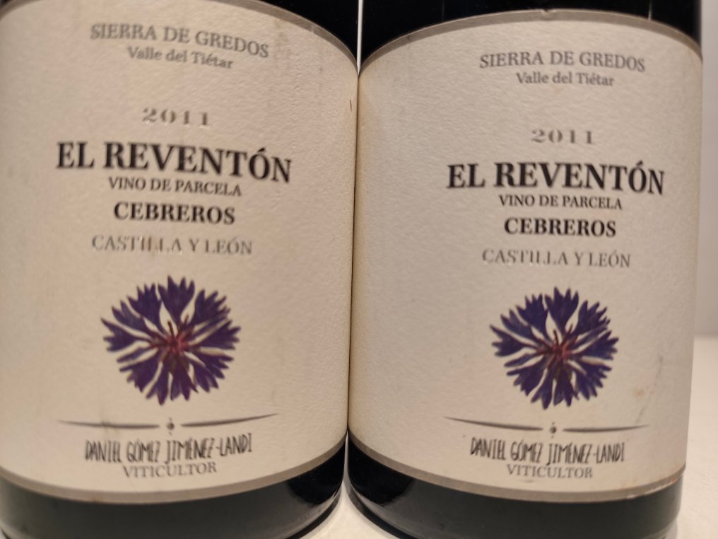 2011 Daniel Gómez Jiménez-Landi, El Reventón - Sierra de Gredos - Cebreros, Καστίλλη και Λεόν - 2 Bottles (0.75L) #2.1