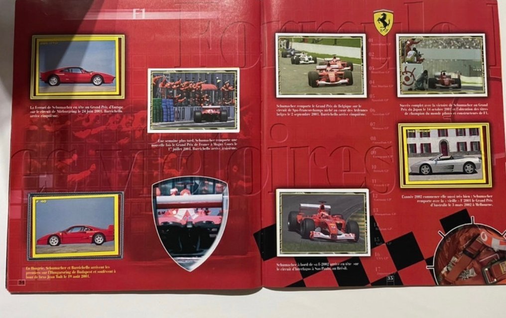 2003 Panini Ferrari Πρωτότυπη έκδοση - 1 Sticker album - Excellent (EX) #3.2