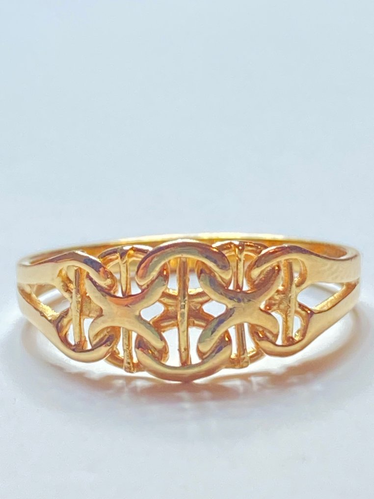 χωρίς τιμή ασφαλείας - Δαχτυλίδι - 18 καράτια Κίτρινο χρυσό #1.0