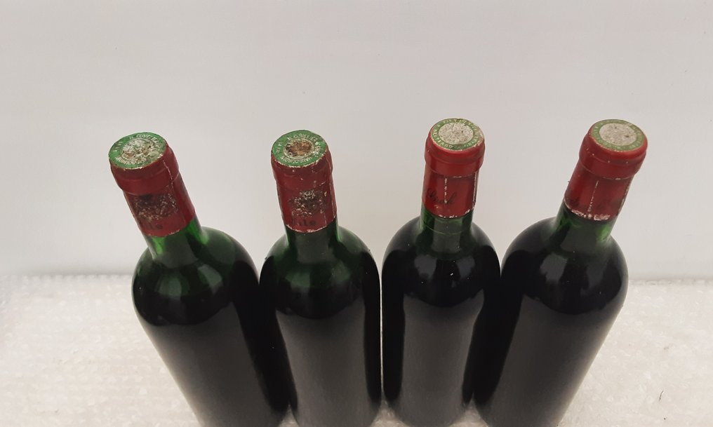 1982 x 2 Chateau Le Crock & 1982 x 2 Cru la Croix - Saint-Estèphe - 4 Flasker (0,75 L) #2.1