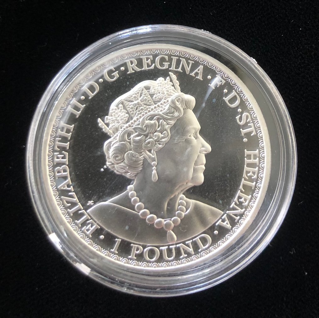 Saint Helena. 1 Pound 2021 Una & the lion  (Ingen reservasjonspris) #1.0