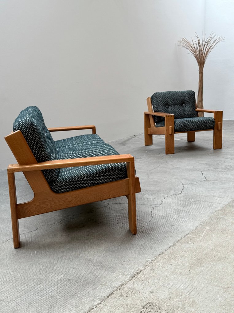 Asko - Esko Pajamies - Sessel - Bonanza - Holz (Eiche), Textil - Sessel & Sofa Set #3.2