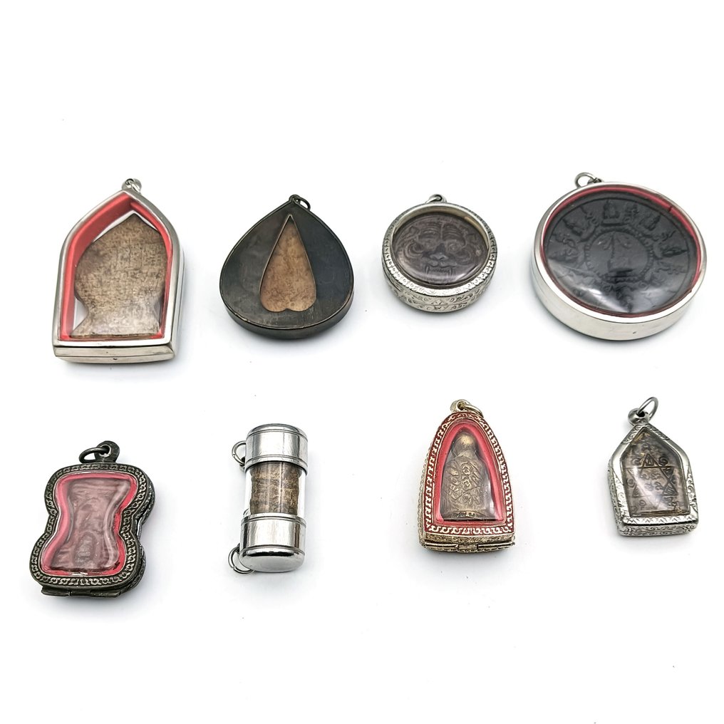 护身符 - 泰国 8 泰国吊坠和护身符  (没有保留价) #1.0