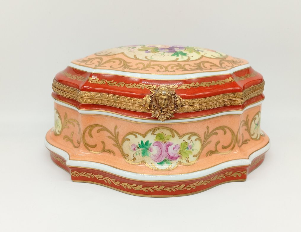 Limoges - 棺材 - 瓷, 镀金青铜 - 大手提包 #2.1