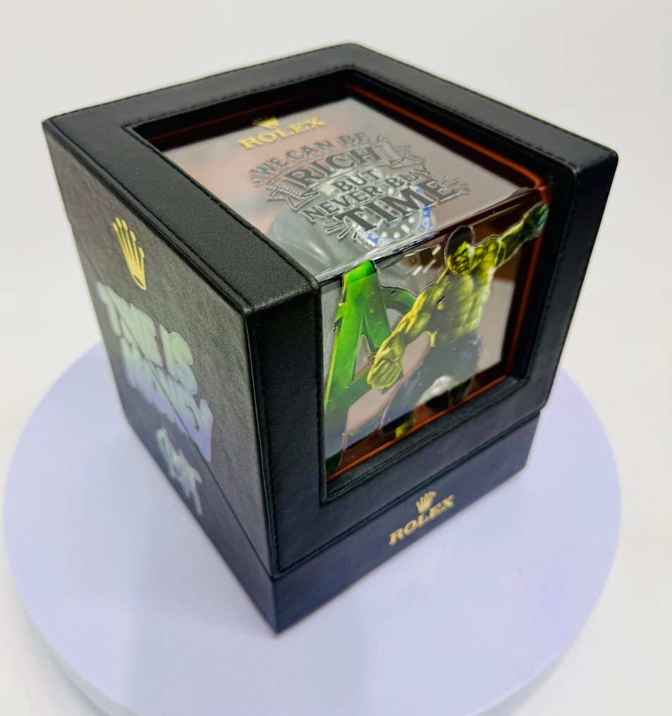 Vanessa Fodera (1981) - « TIME IS MONEY » ART & TIME (watch winder XXL automatic) #3.2