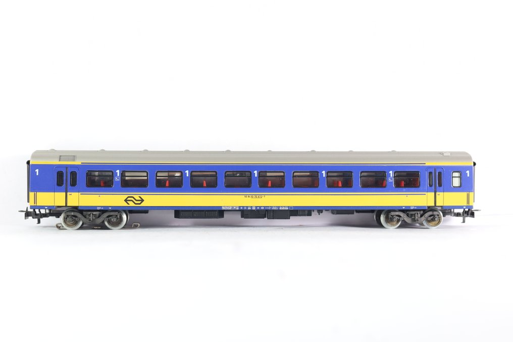 Märklin H0 - 4164/4165/42653 - Επιβατικό τρένο μοντελισμού (3) - 4 ICR βαγόνια 1ης και 2ης τάξης. - NS #3.2