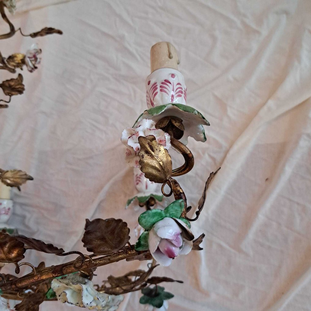 Riippuva lamppu - Rauta, Posliini #3.2