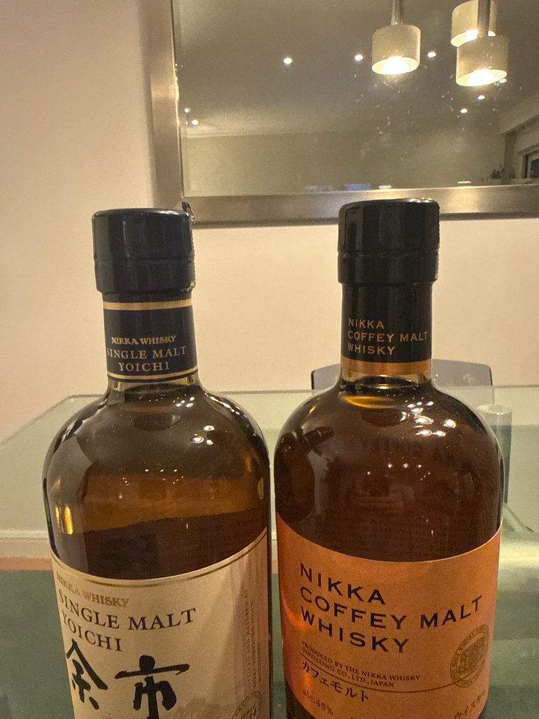 Yoichi Gift set with two glasses + Nikka Coffey Malt  - 70cl - 2 bottles #3.2