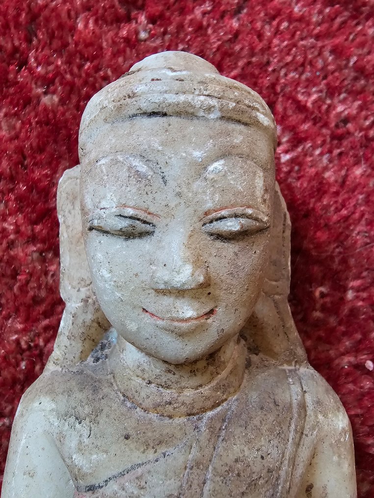 Buddha - 雪花石膏 - 缅甸 - Late 20th century #2.1