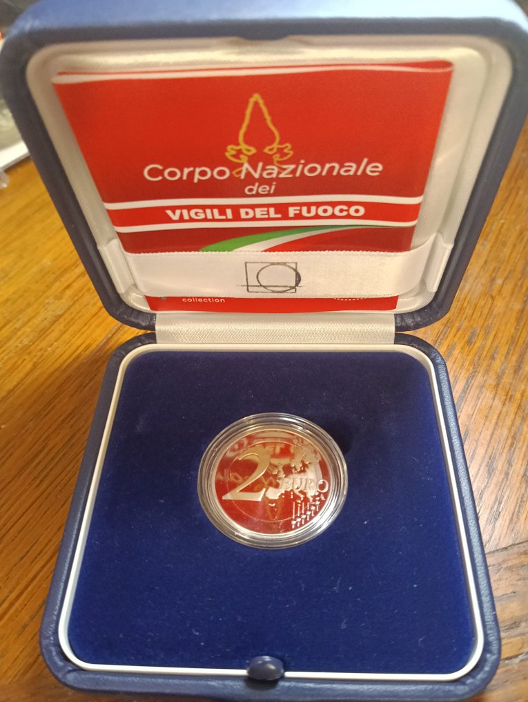 Italië. 2 Euro 2020 "Vigili del Fuoco" Proof (Zonder minimumprijs) #4.3