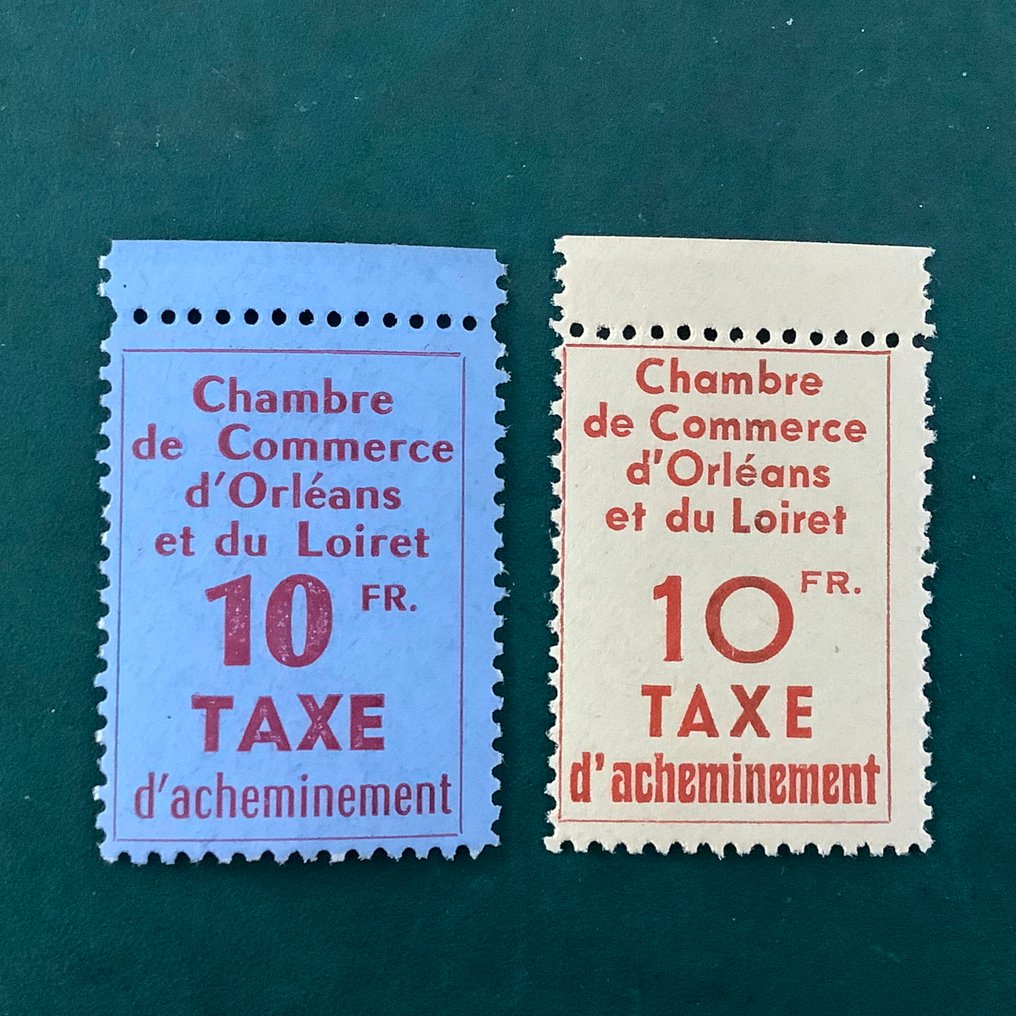 Franța 1953 - Greve: parte Orleans cu velrand - MNH - Yvert 2/3 #1.0