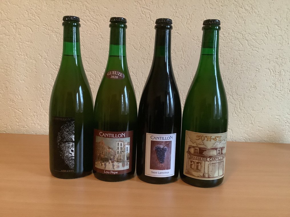 Cantillon - Ashanti 2024, Lou Pepe 2020, Lamvinus 2021,  50°N - 4°E 2020 - 75cl -  4 bottles  #1.0