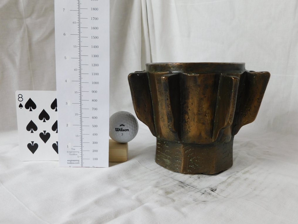 Mortaio - Bronzo - Mortaio ottagonale #2.1