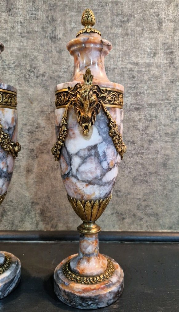 Cassolette - Márvány, Bronz - néo-classique / Empire #4.3