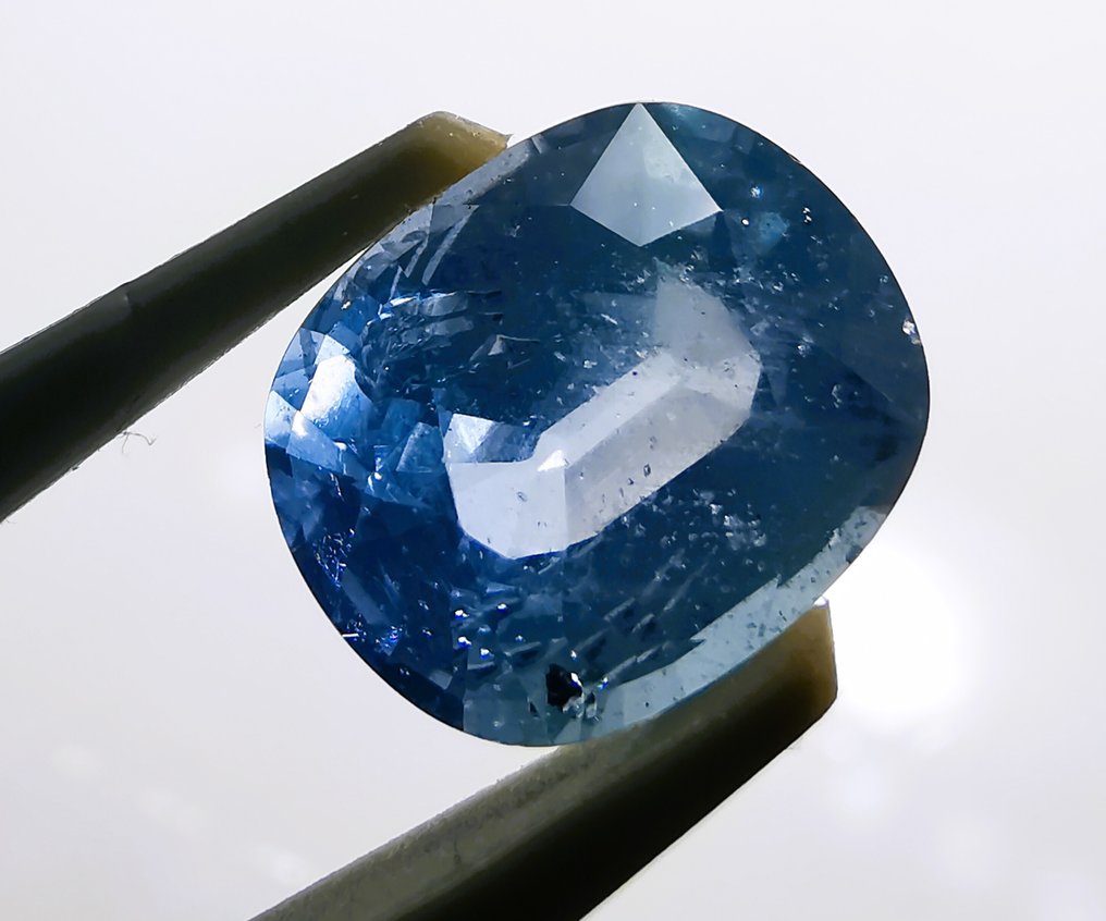 1 pcs  Μπλε Ζαφείρι  - 4.53 ct - Instituto Gemólogico Español (IGE) #1.0