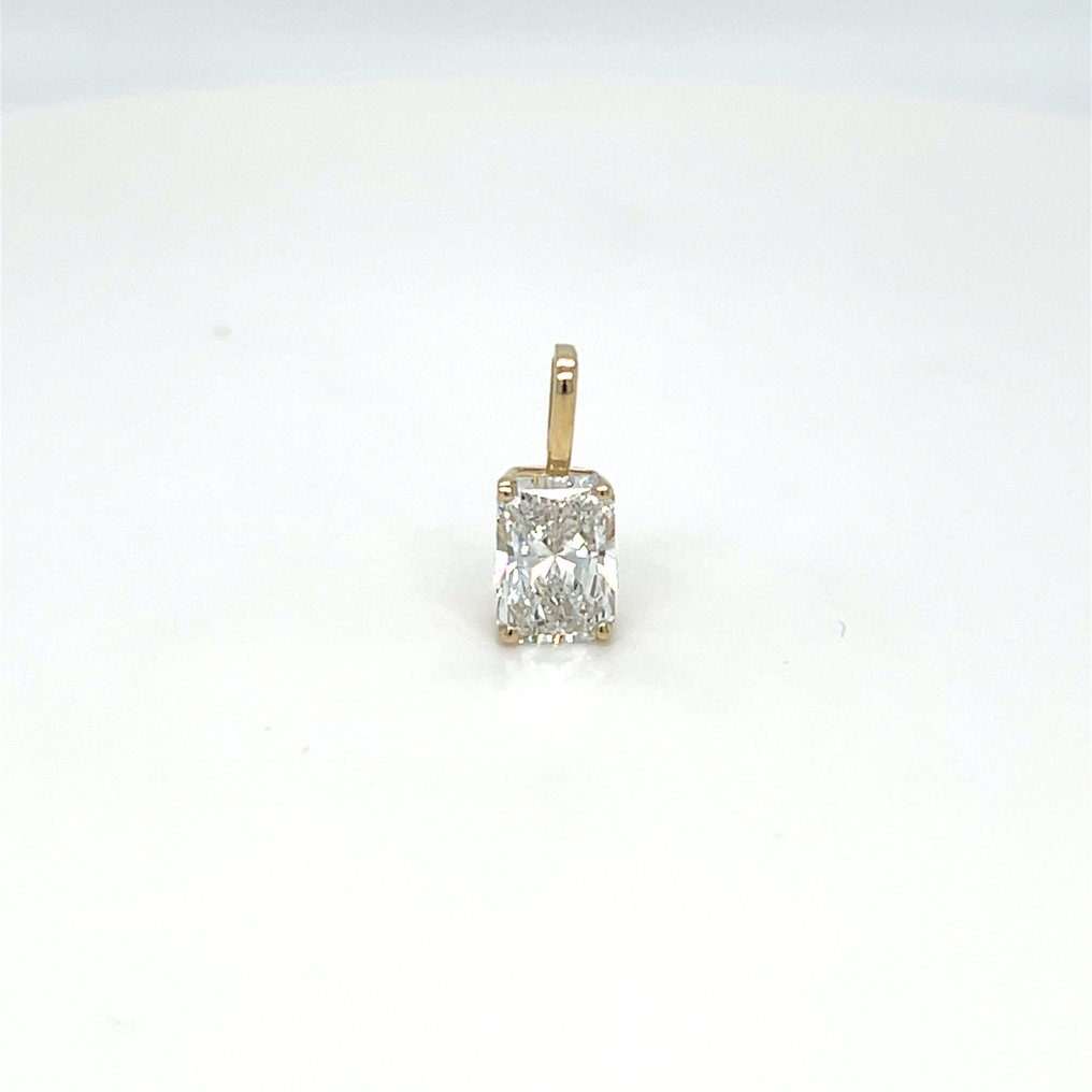 No reserve price - Pendant - 14 kt. Yellow gold - 1.01ct. tw. Diamond (Lab-grown) #1.0