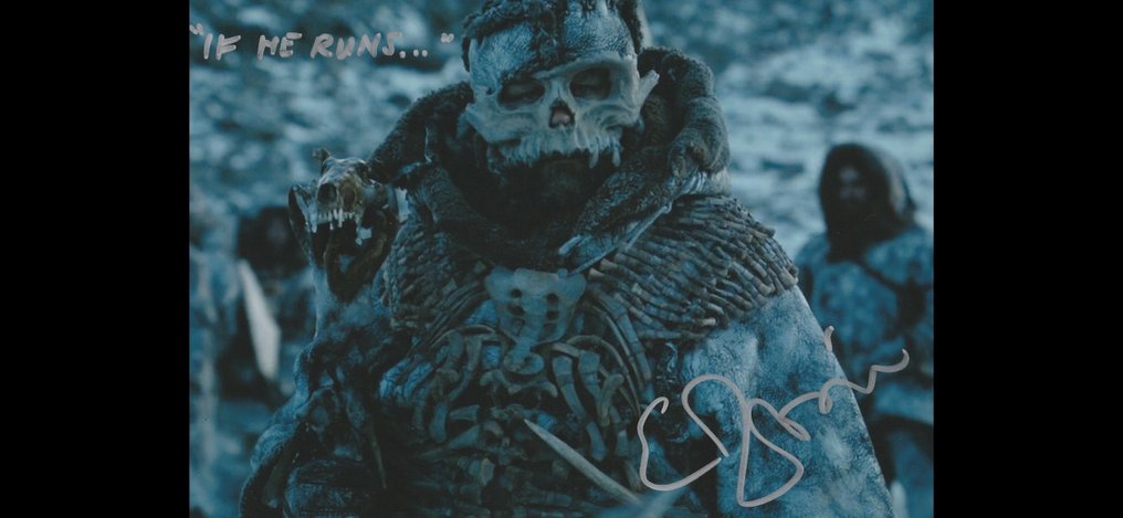 Game of Thrones - Signed by Edward Dogliani (Lord of Bones) #4.3