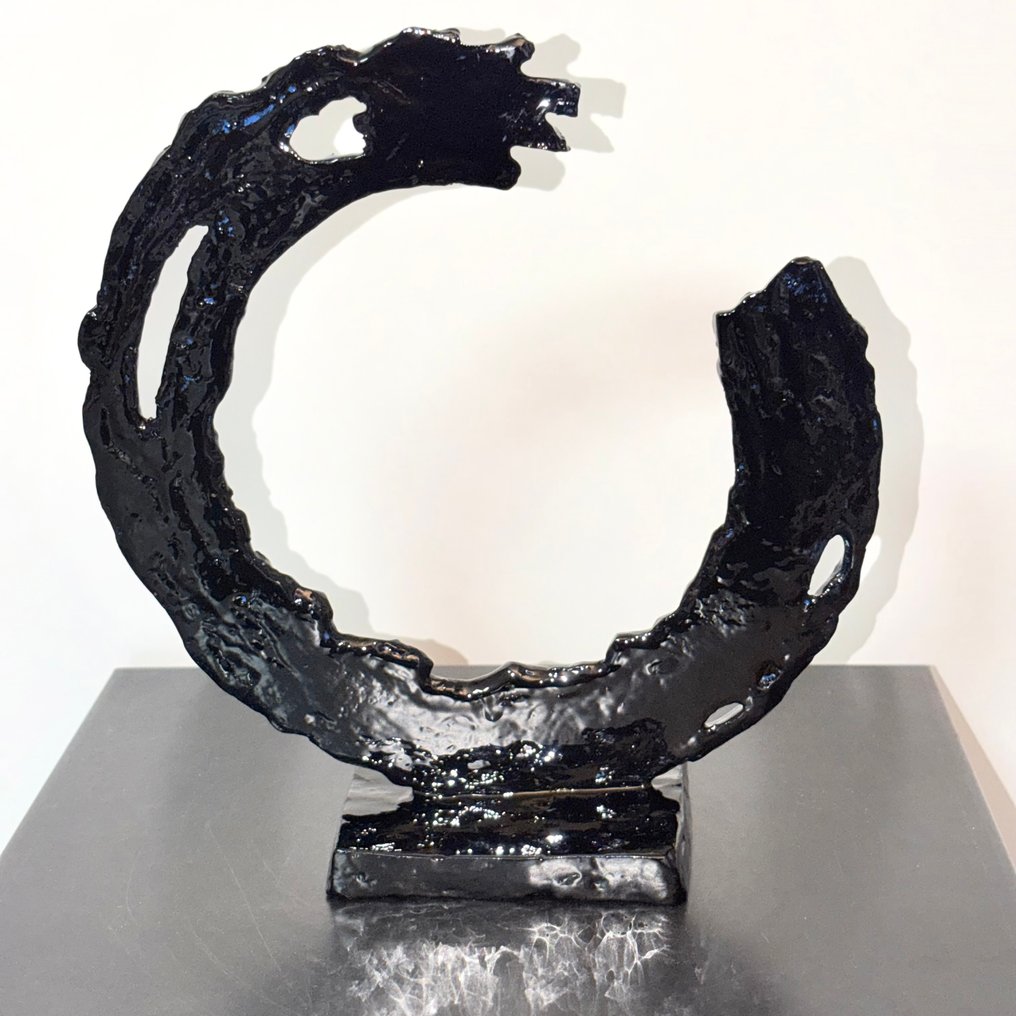 Abdoulaye Derme - 雕塑, La Vague Éternelle - 24 cm - 冷漆青铜 #4.3