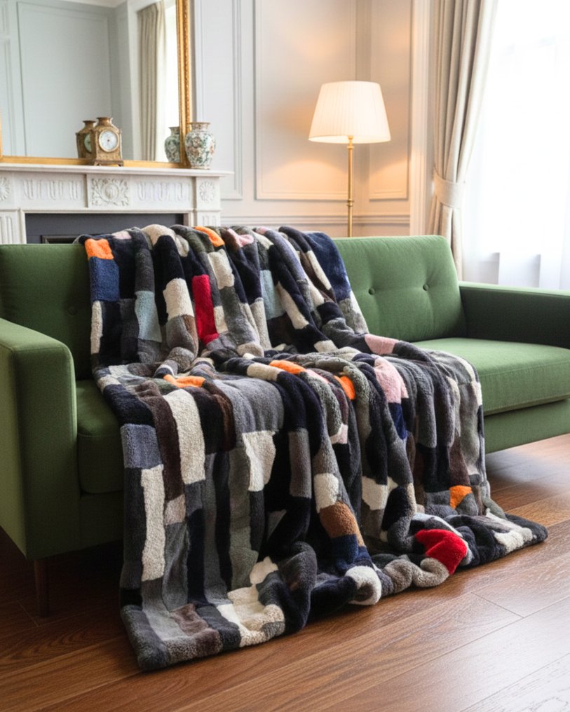 毯子  - 235 cm - 185 cm - 超豪华 #1.0