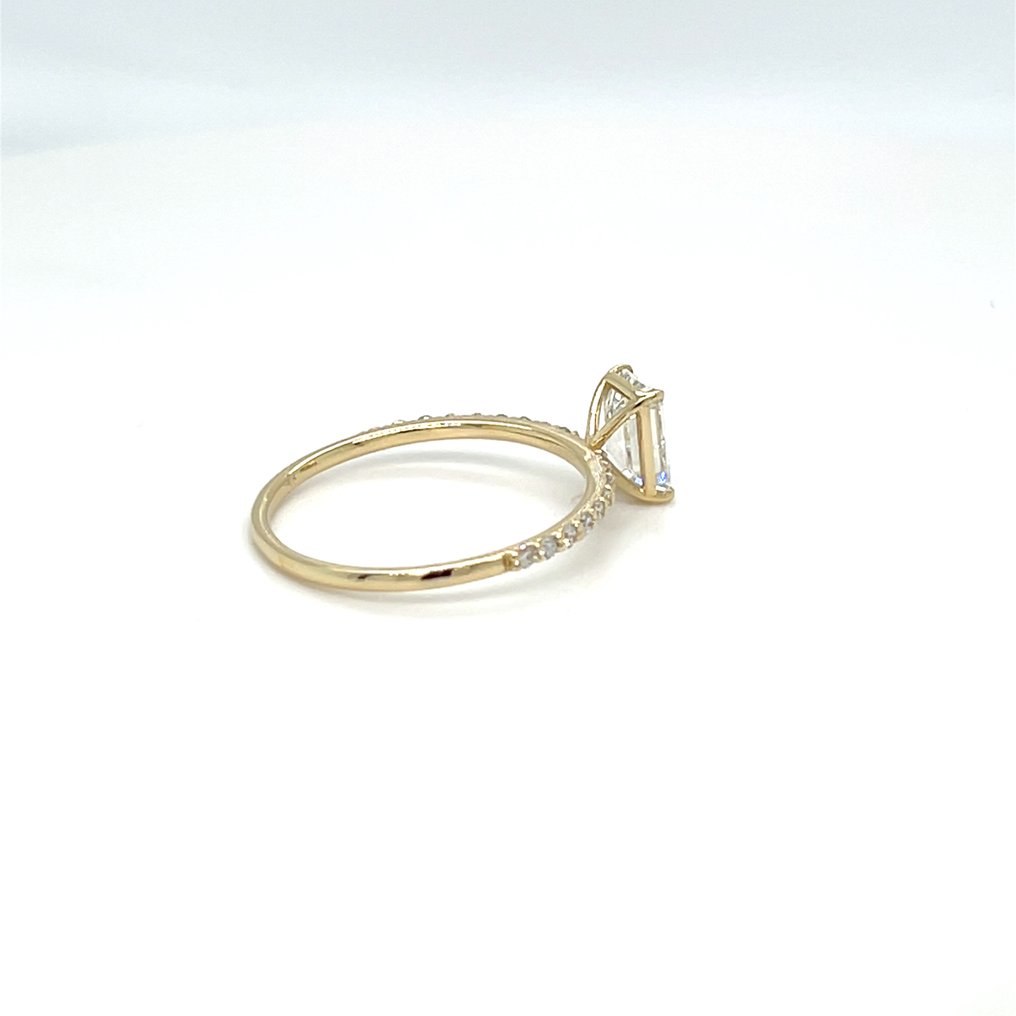 χωρίς τιμή ασφαλείας - Δαχτυλίδι - 14 καράτια Κίτρινο χρυσό - 1.21ct. tw. Διαμάντι (Εργαστηριακής καλλιέργειας) - Διαμάντι #3.2