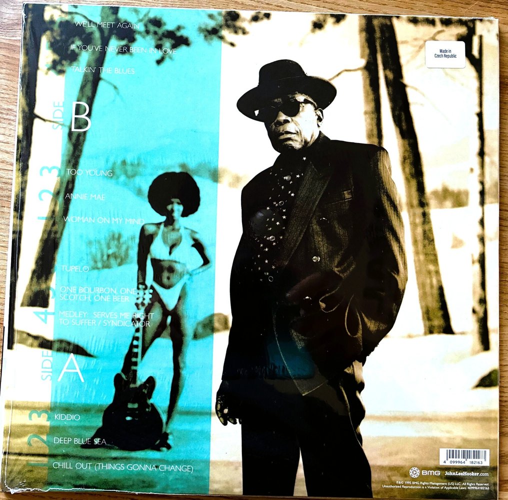 John Lee Hooker - Chill Out - 30th Anniversary Blue vinyl - LP - Coloured vinyl, Ημέρα κυκλοφορίας του δίσκου στα καταστήματα - 2025 #1.0