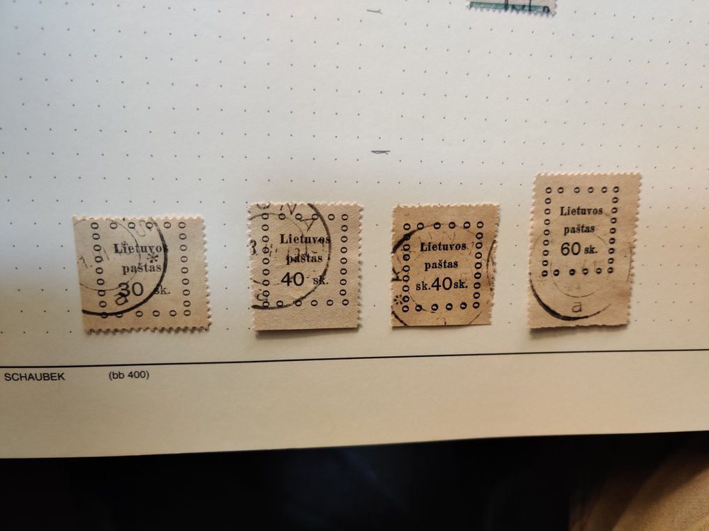 爱沙尼亚 1918/2008 - 爱沙尼亚和立陶宛在Schaubeck专辑中。 #1.0